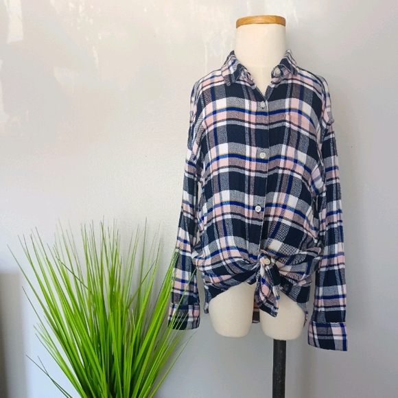 Old Navy Other - Old Navy Plaid Button Down Shirt